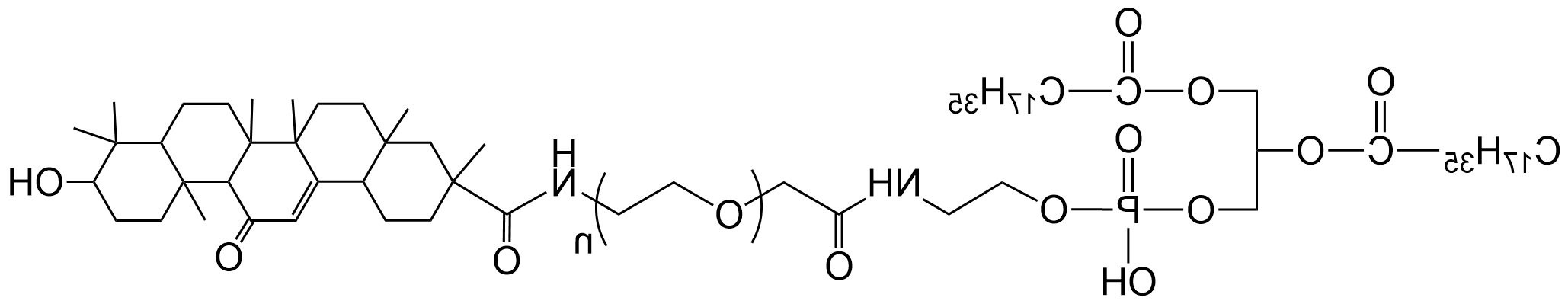 DSPE-PEG2000-GA，磷脂-聚乙二醇-甘草次酸