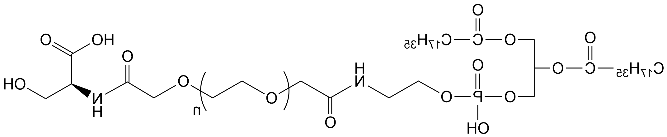 DSPE-PEG2K-L-Ser，磷脂-聚乙二醇-D-丝氨酸