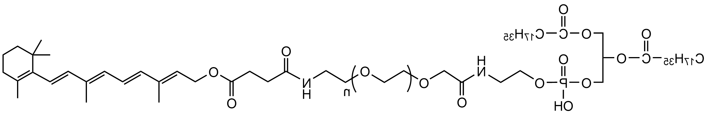  DSPE-PEG2000-Vitamin A，维生素A修饰磷脂-聚乙二醇