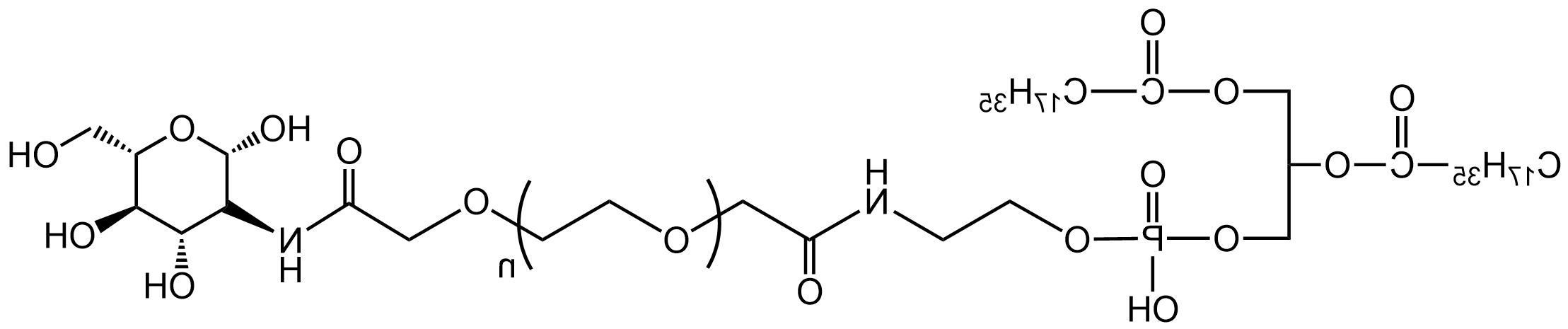 DSPE-PEG2000-Glucose，葡萄糖修饰磷脂-聚乙二醇衍生物