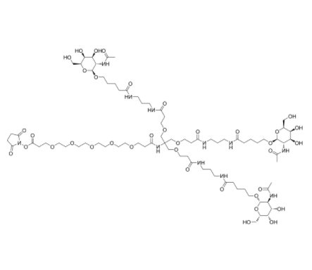 Tri-GalNAc-NHS ester 