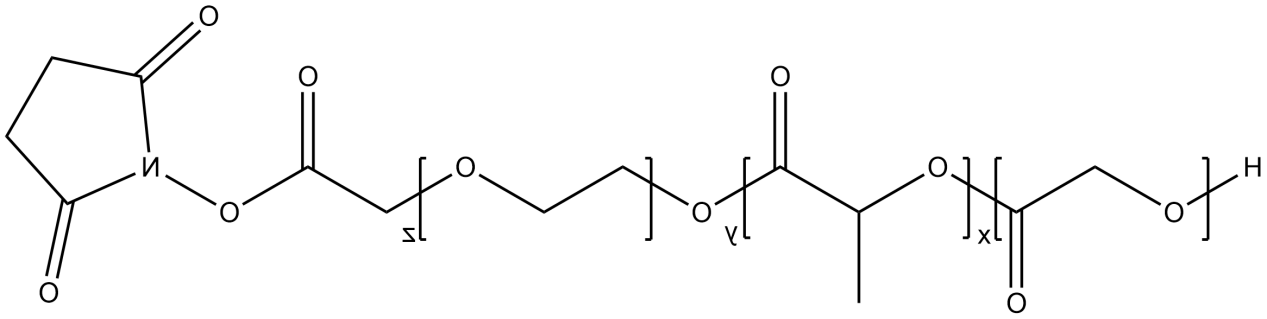 PLGA-PEG-NHS，聚乳酸羟基乙酸共聚物-聚乙二醇-活化酯