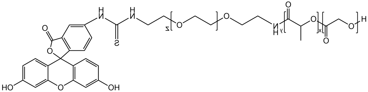 PLGA-PEG-FITC，聚乳酸-羟基乙酸-聚乙二醇-异硫氰基荧光素