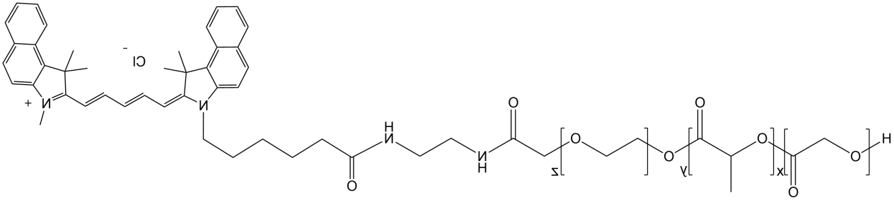 PLGA-PEG-CY5.5，聚乳酸-羟基乙酸-聚乙二醇-CY5.5