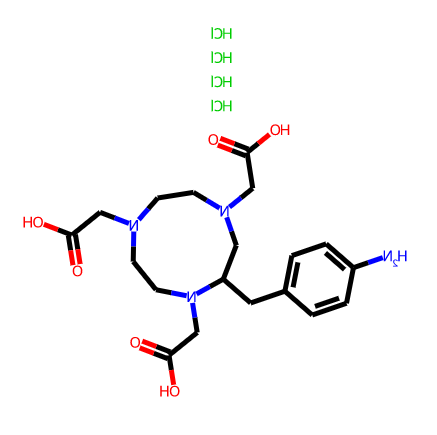 2-((4-Aminophenyl)methyl)nota tetrahydrochloride 