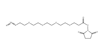 N3-PEG4-CH2CH2COONHS Ester