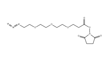N3-PEG3-CH2CH2COONHS Ester