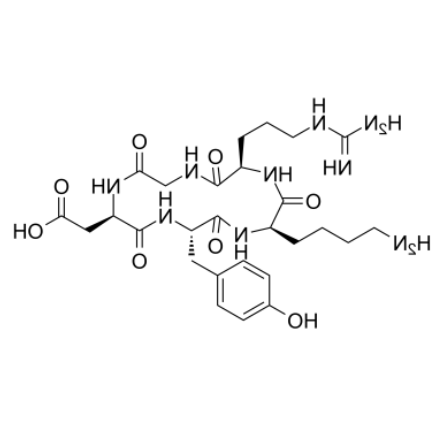 Cyclo(-Arg-Gly-Asp-D-Tyr-Lys) trifluoroacetate salt Cyclo(-Arg-Gly-Asp-D-Tyr-Lys) trifluoroacetate salt