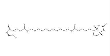 (+)-Biotin-PEG3-NH-Mal (+)-Biotin-PEG3-NH-Mal