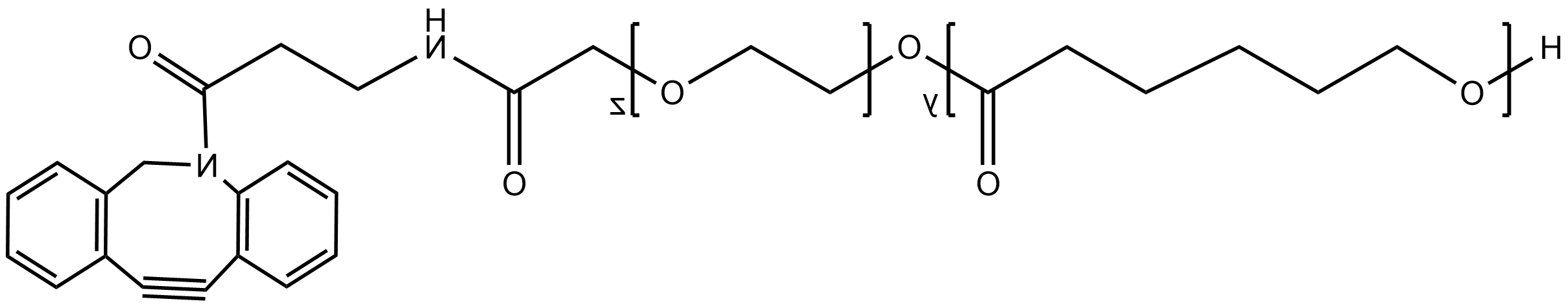 PCL-PEG-DBCO，聚己内酯-聚乙二醇-二苯基环辛炔
