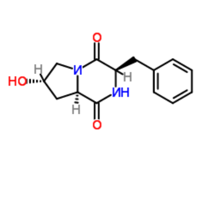 环(L-苯丙氨酰-反式-4-羟基-L-脯氨酸) 环(L-苯丙氨酰-反式-4-羟基-L-脯氨酸)