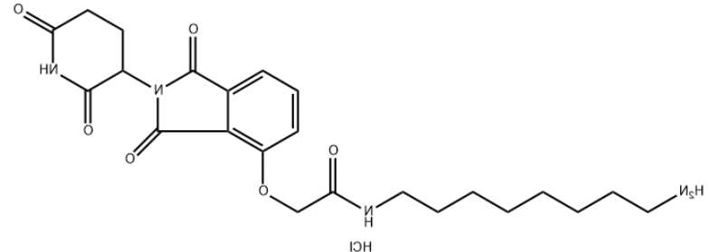 Thalidomide-O-amido-C8-NH2 hydrochloride 