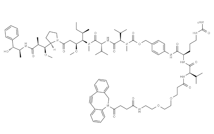 DBCO-PEG2-Val-Cit-PAB-MMAE