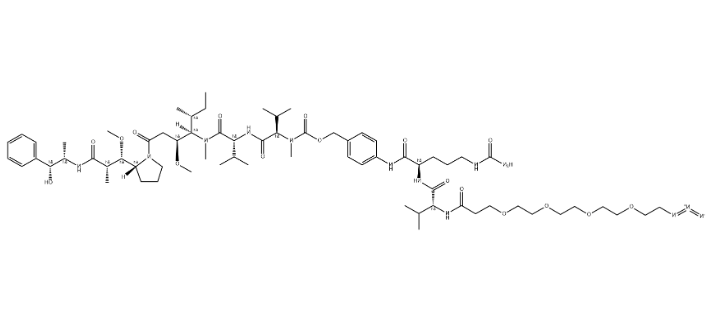 Azido-PEG4-Val-Cit-PAB-MMAE，CAS1869126-64-6应用于抗体药物偶联物设计