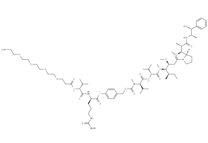 Amino-PEG4-Val-Cit-PAB-MMAE
