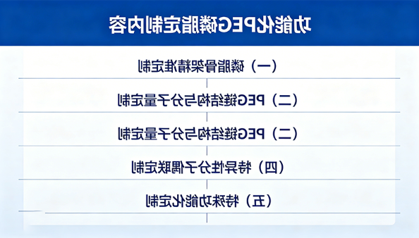 功能化PEG磷脂定制