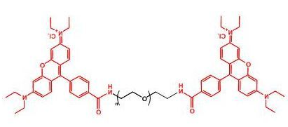 二罗丹明聚乙二醇 Rhodamine-PEG-Rhodamine