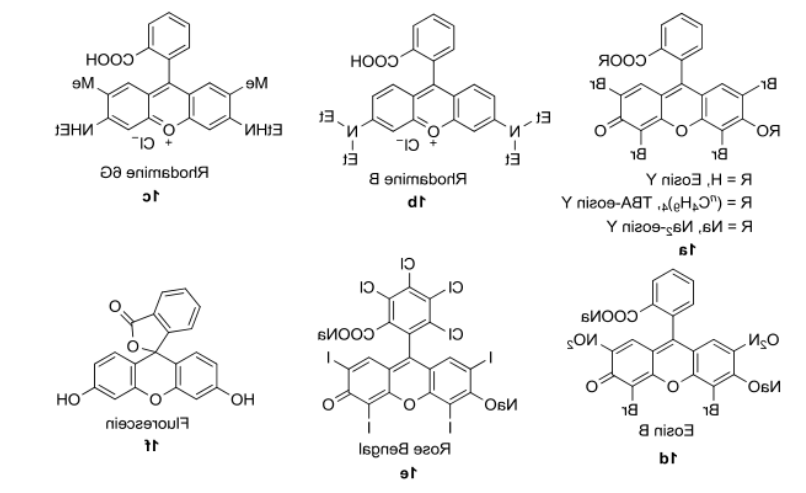 球赛在线直播平台
生物提供五种常见氧杂蒽类有机染料Rose Bengal、Rhodamine 6G、Eosin B、Rose Bengal、Fluorescein