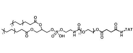 DSPE-PEG-TAT，磷脂-聚乙二醇-靶向穿膜肽TAT，TAT-PEG-DSPE的结构式以及分子量