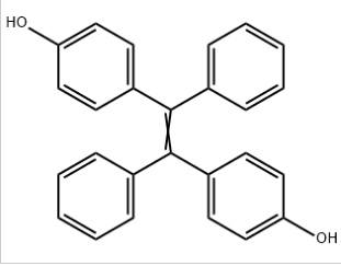 TPE-DOH，cas:68578-79-0，1,2-二(4-羟基苯)-1,2-二苯乙烯，4,4'-(1,2-Diphenylethene-1,2-diyl)diphenol